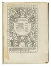 ARISTOTLE. Politicorum libri octo.  1511